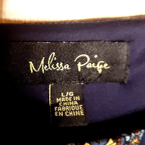 Melissa Paige Boho Cream Silky Semi Sheer Poncho With Tank Liner Large - Picture 7 of 7